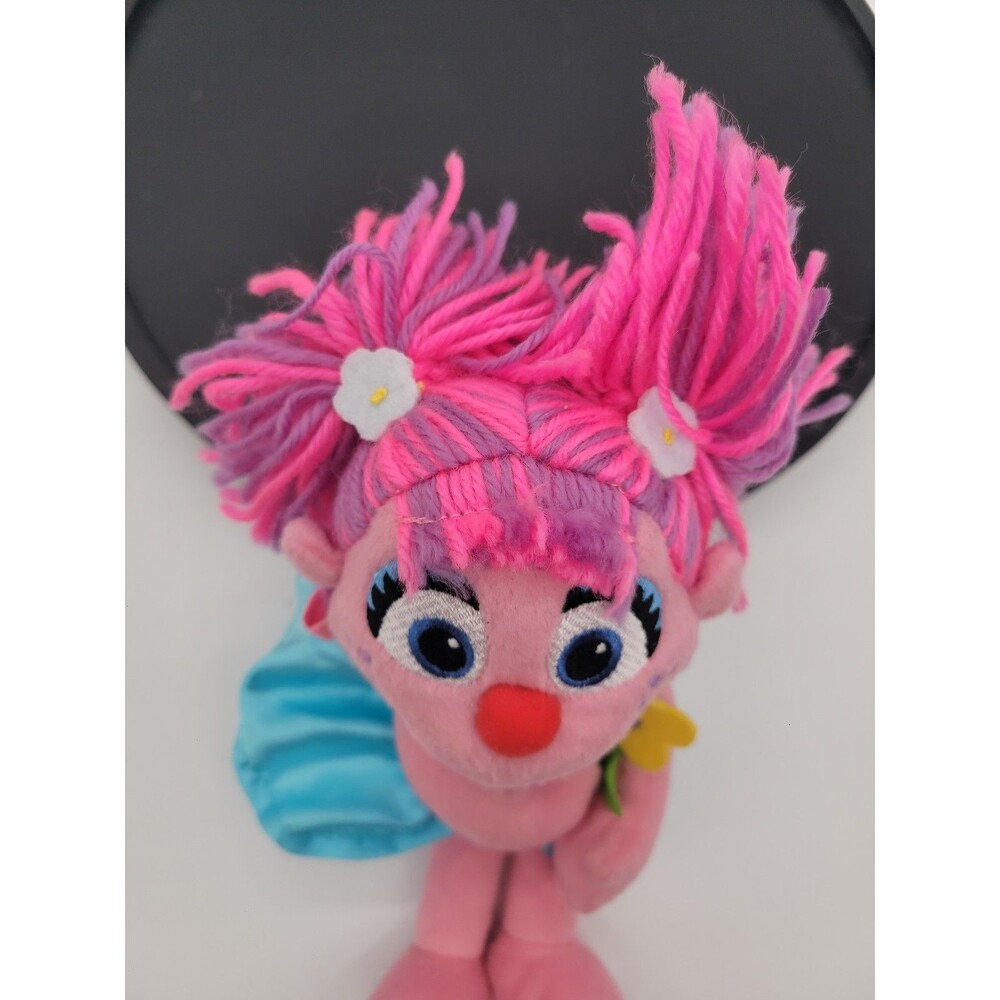 GUND Sesame Street ABBY Cadabby Plush 10" Pink Fairy Doll Blue Wings 2019 - Picture 3 of 10